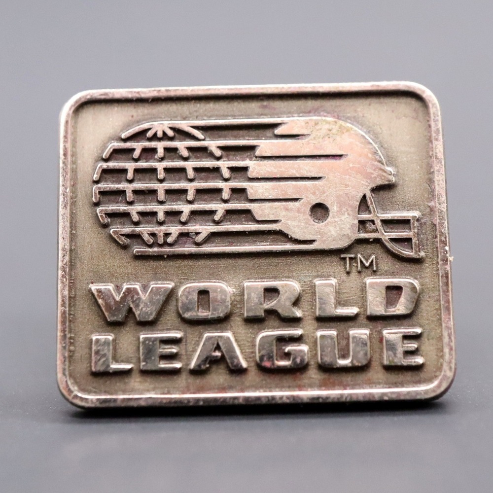 Vintage World League Of American Football Lapel Hat Pin